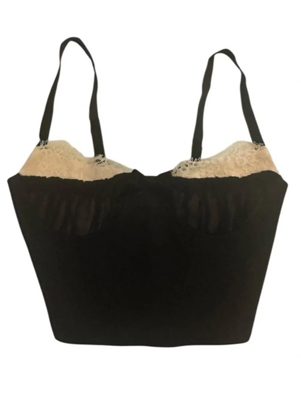 Rumored NWT Bardot Lace Up Corset Bustier Top Black Coquette/Balletcore Size XS - Picture 8 of 13